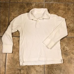 Size small long sleeve white uniform shirt